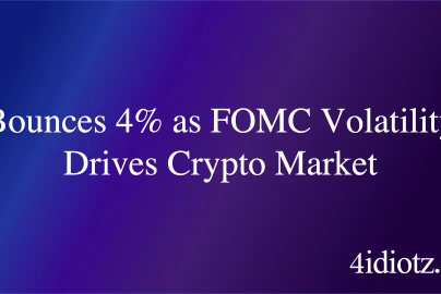 Bounces 4% as FOMC Volatility Drives Crypto Market