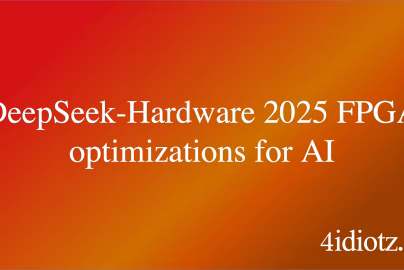 DeepSeek-Hardware 2025 FPGA optimizations for AI