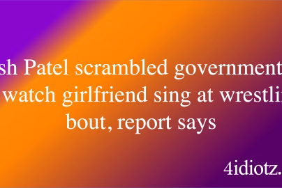 Kash Patel scrambled government jet to watch girlfriend sing at wrestling bout, report says