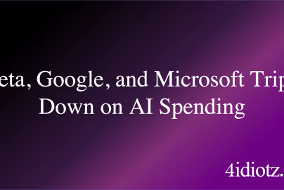 Meta, Google, and Microsoft Triple Down on AI Spending