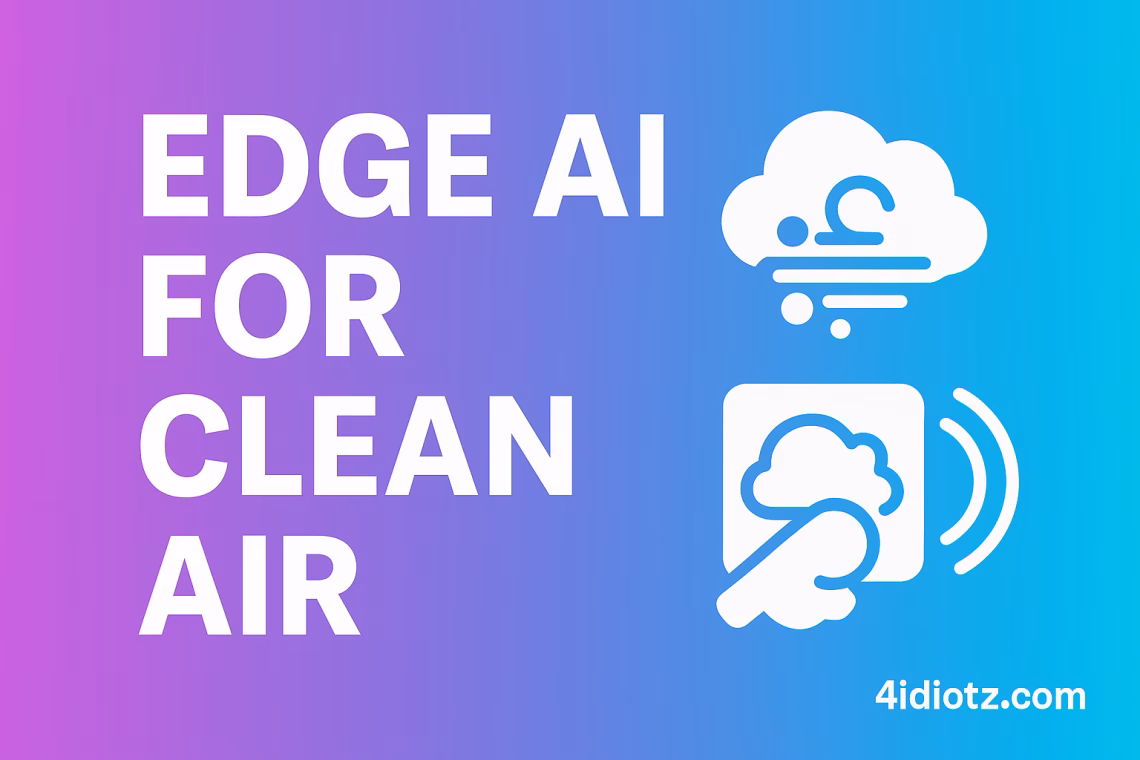 Optimizing Edge AI Models for Real-Time Pollution Monitoring