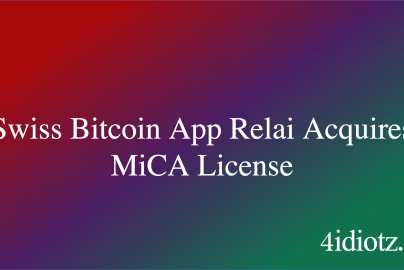 Swiss Bitcoin App Relai Acquires MiCA License copy