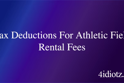Tax Deductions For Athletic Field Rental Fees