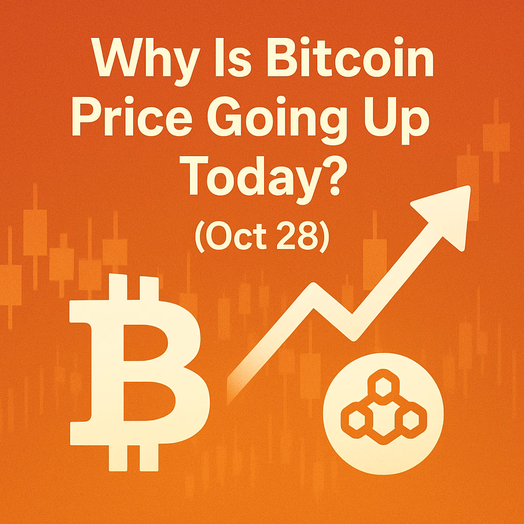Why is Bitcoin price going up today (Oct 28)