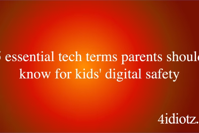 5 essential tech terms parents should know for kids' digital safety