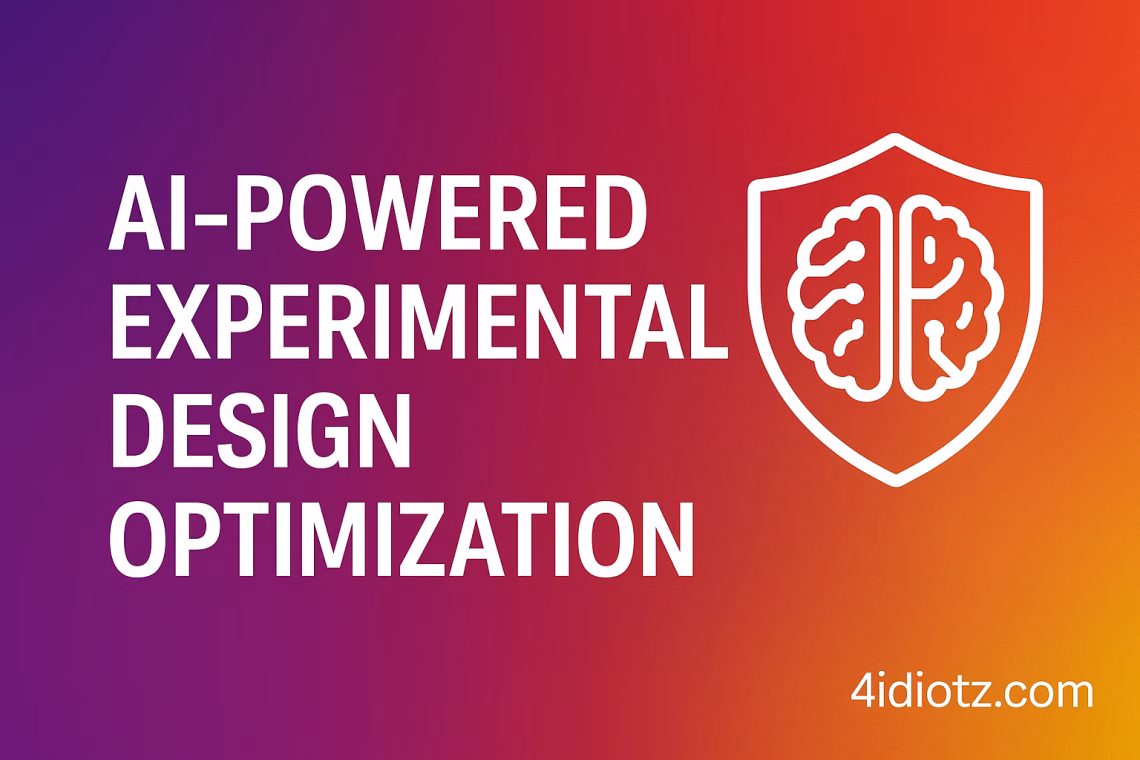 AI-Powered Experimental Design Optimization