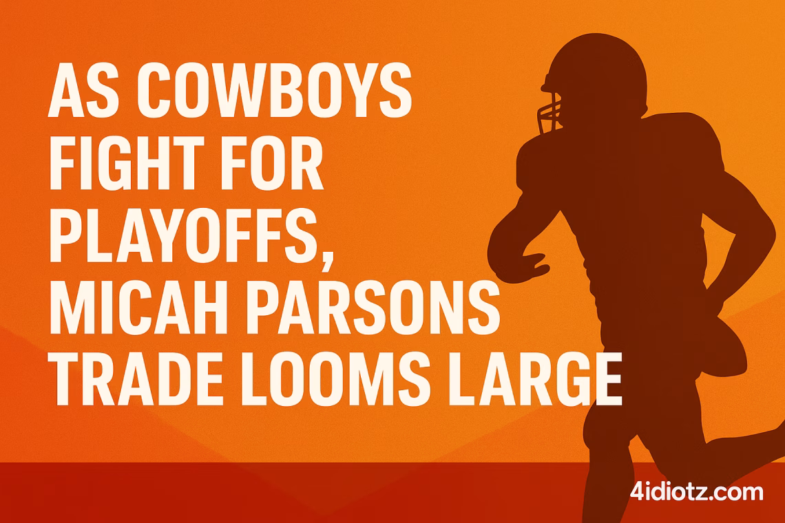 As Cowboys fight for playoffs, Micah Parsons trade looms large