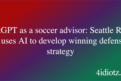 ChatGPT as a soccer advisor: Seattle Reign FC uses AI to develop winning defensive strategy