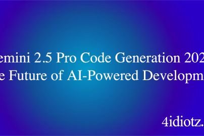 Gemini 2.5 Pro Code Generation 2025: The Future of AI-Powered Development