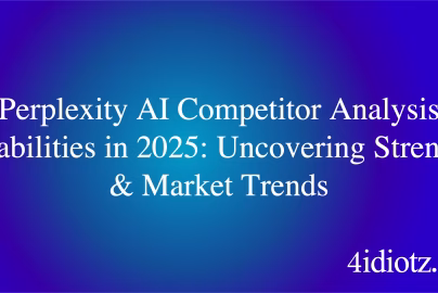 Perplexity AI Competitor Analysis Capabilities in 2025: Uncovering Strengths & Market Trends