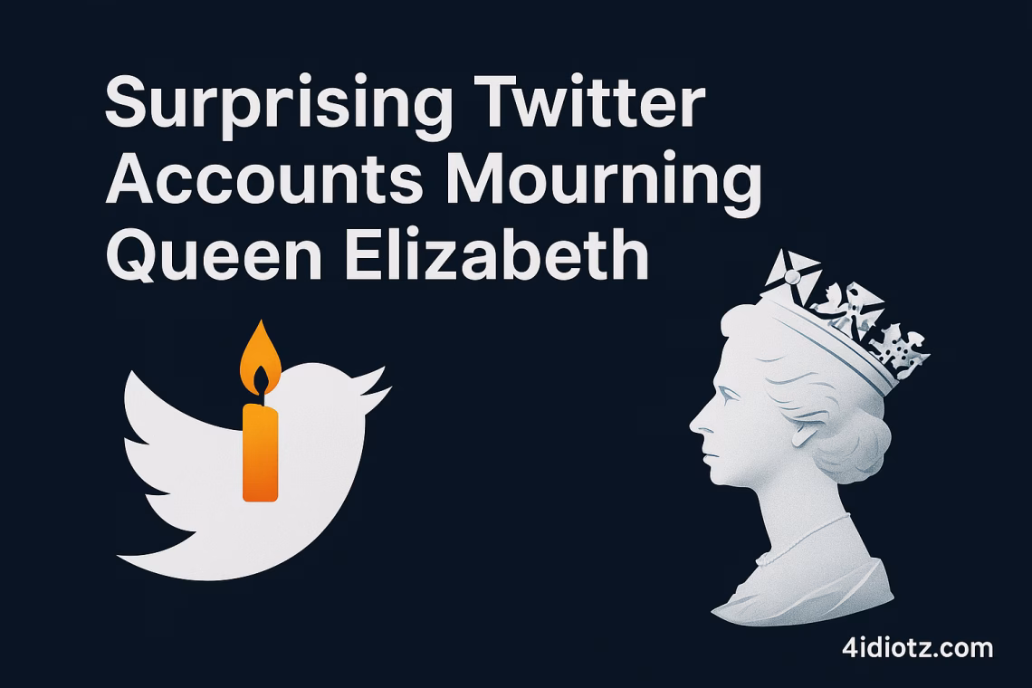 Surprising Twitter Accounts Mourning Queen Elizabeth