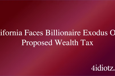 California Faces Billionaire Exodus Over Proposed Wealth Tax