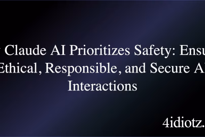 How Claude AI Prioritizes Safety: Ensuring Ethical, Responsible, and Secure AI Interactions
