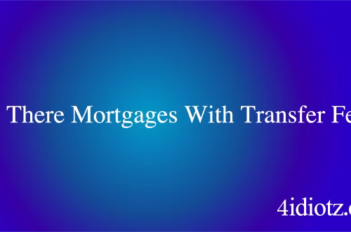 Are There Mortgages With Transfer Fees?