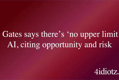 Bill Gates says there’s ‘no upper limit’ on AI, citing opportunity and risk