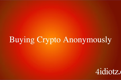 Buying Crypto Anonymously