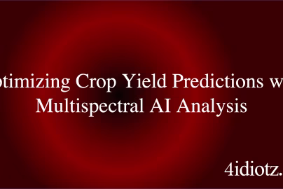 Optimizing Crop Yield Predictions with Multispectral AI Analysis