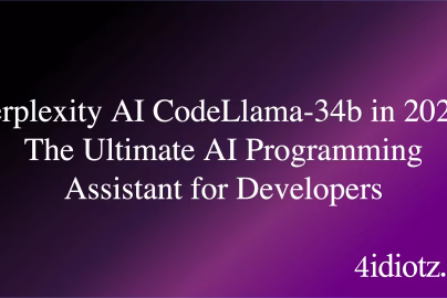 Perplexity AI CodeLlama-34b in 2025: The Ultimate AI Programming Assistant for Developers
